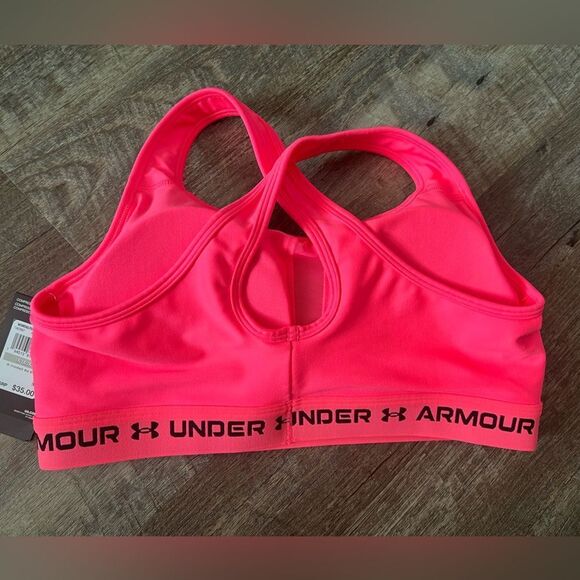 Under Armour Mid Cross-Back Sports Bra-Size 1X - Picture 2 of 6